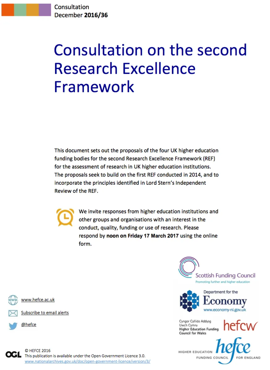 Three things HEFCE’s consultation has told us about the role of impact in REF2021